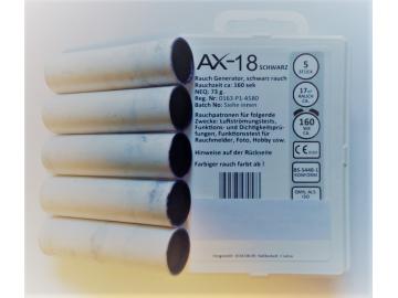 5 Rauchpatronen AX 18 schwarz
