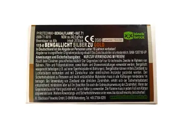 25 Bengallanzen Silber-Gold