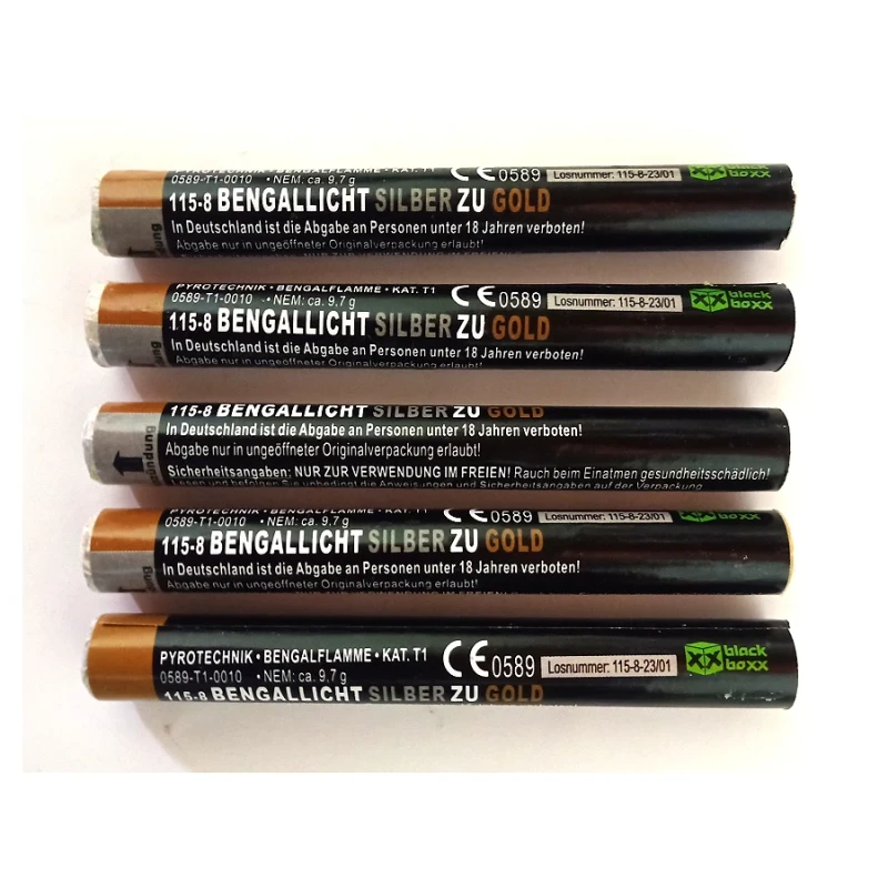 25 Bengallanzen Silber-Gold