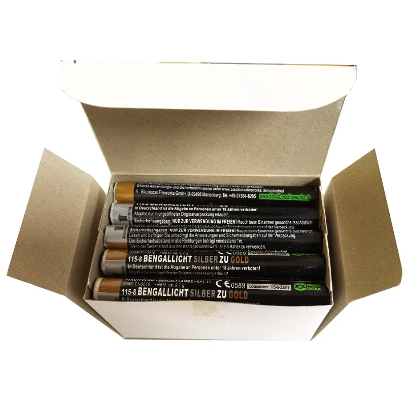 25 Bengallanzen Silber-Gold