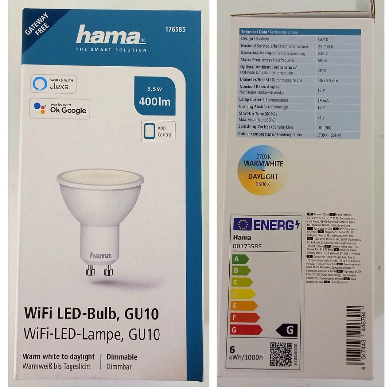 Hama WiFi-LED-Lampe