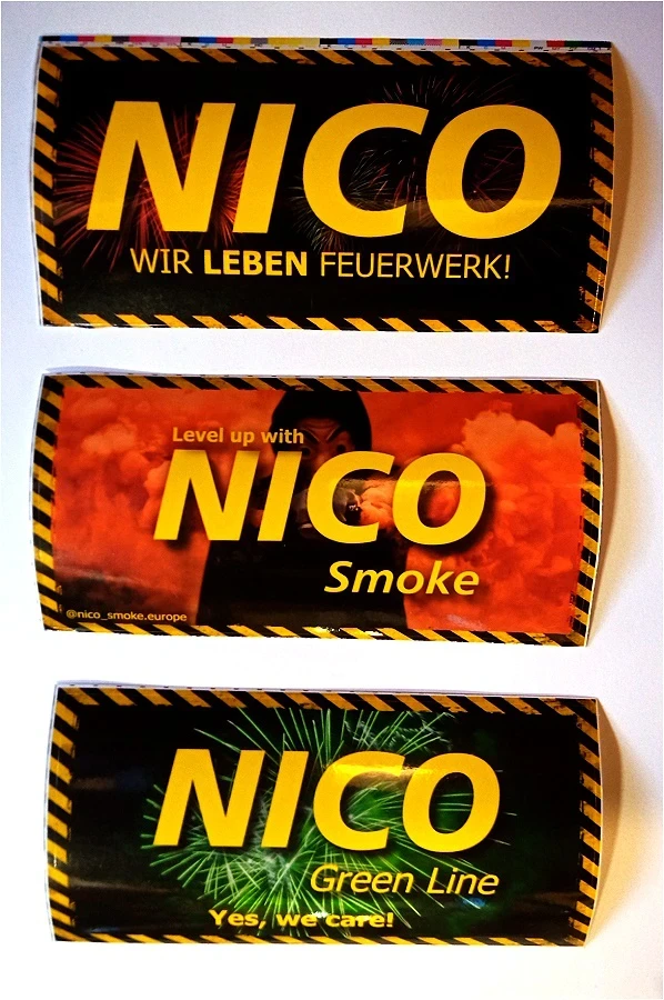 Nico Aufkleber Set